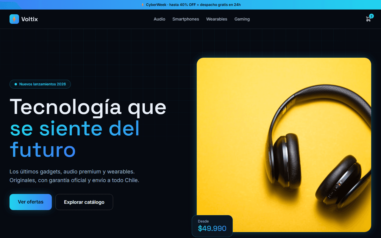 Plantilla Tech Store