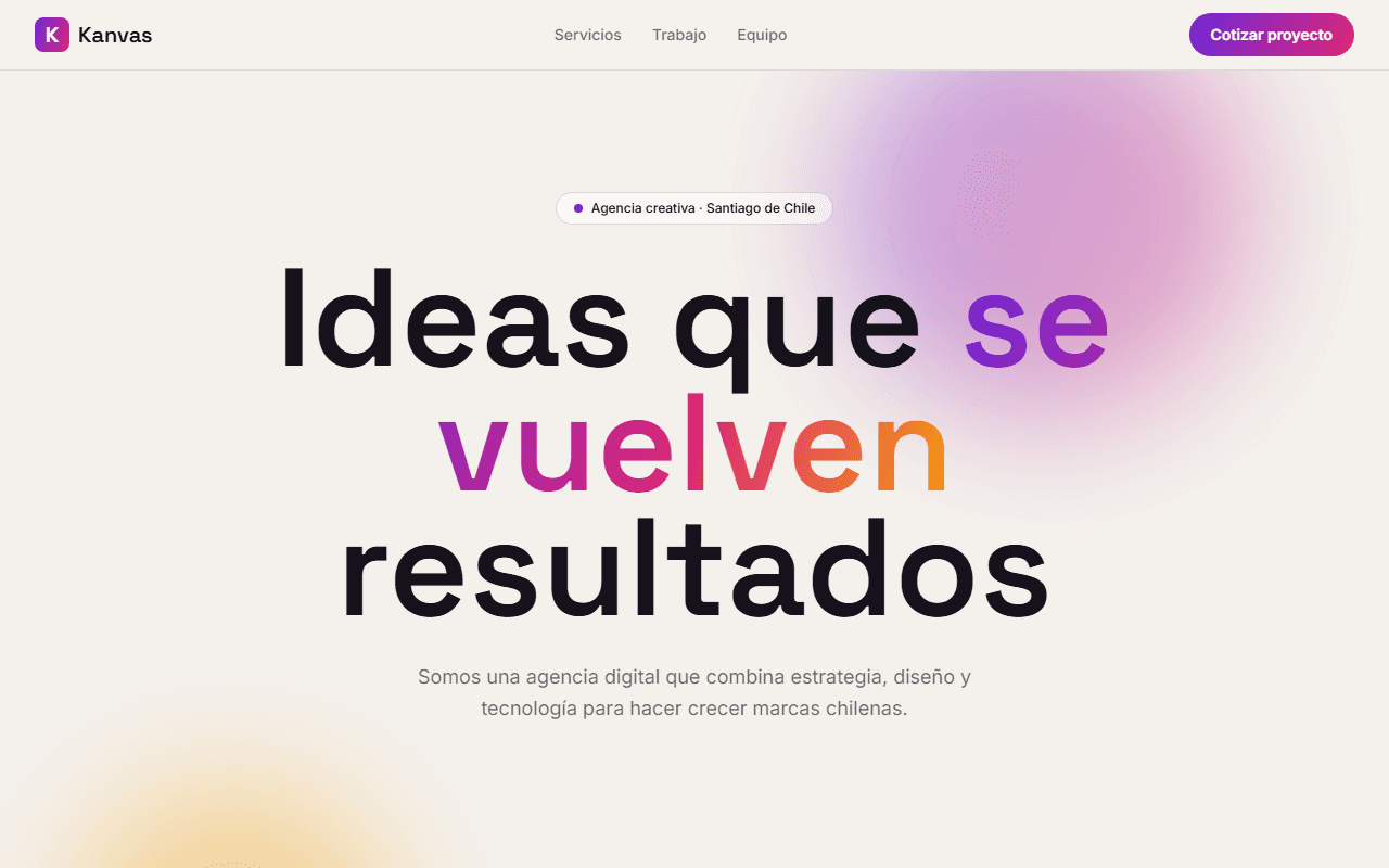 Plantilla Agencia Digital