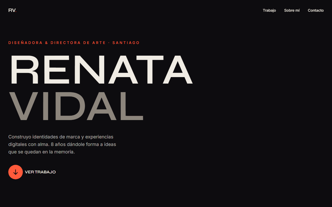 Plantilla Portfolio Creativo