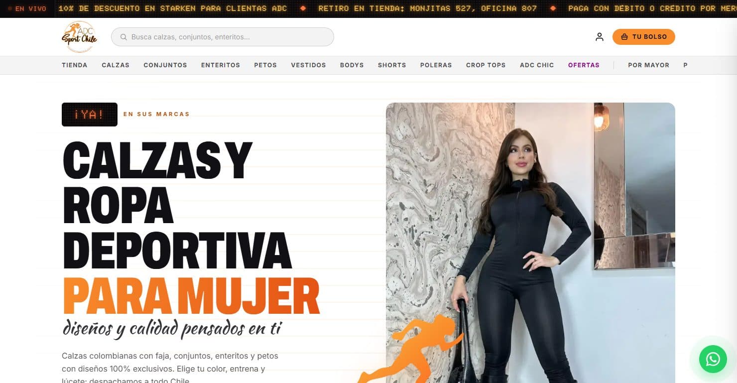 Screenshot de ADC Sport Chile