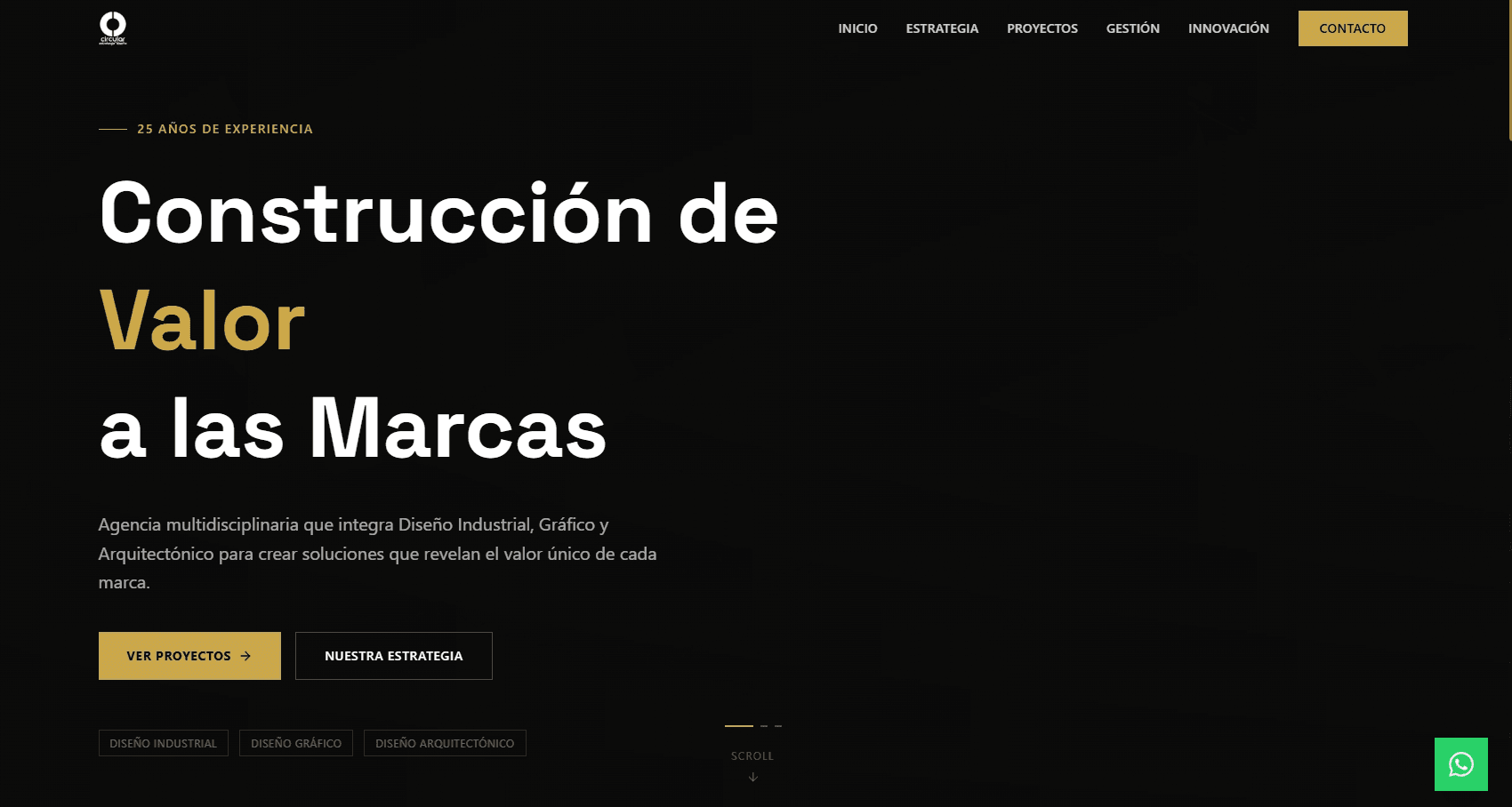 Screenshot de Circular Diseño